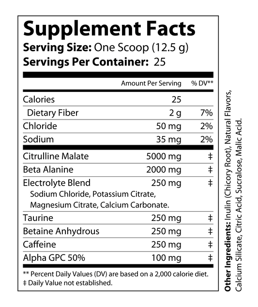 Pre-Workout Georgia Peach Rings