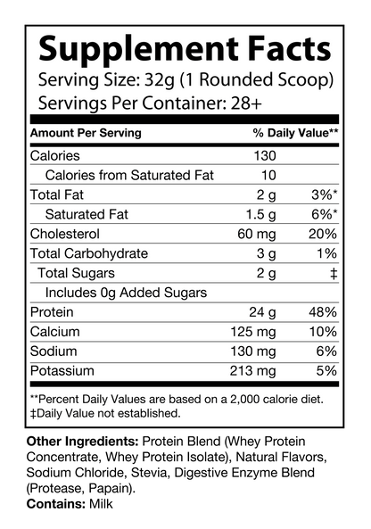 Whey Natural Salted Caramel