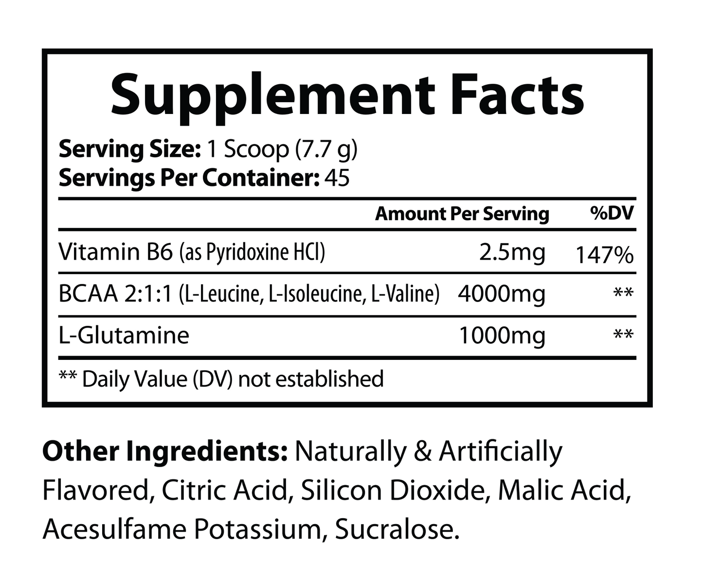 BCAA Fruit Punch